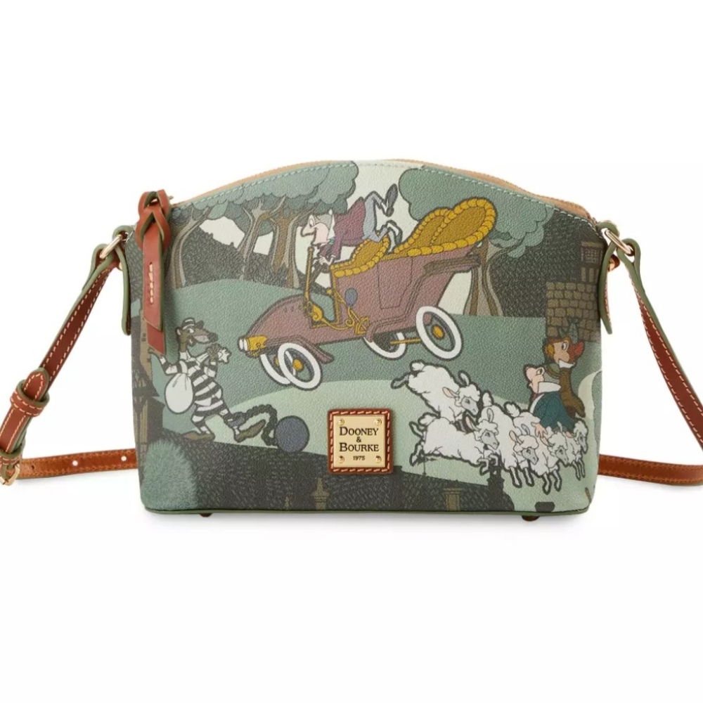Sold Out Disney Dooney & Bourke Adventures of Ichabod Mr Toad Crossbody Bag 2024